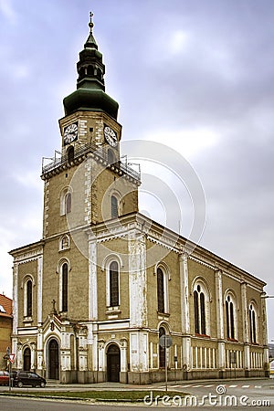 Catholic Church in city Modra Stock Photo