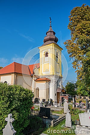 Church in Dolne Krskany Stock Photo