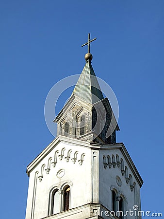 Catholic church dome Stock Photo