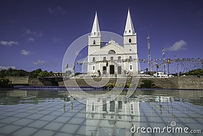 Catholic church - June Festival in Ceara-Mirim, RN, Brazil Stock Photo
