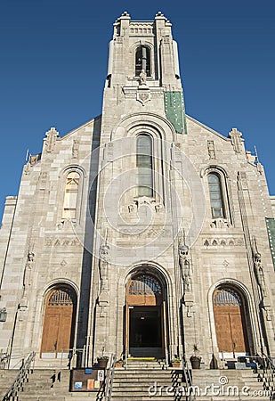 Catholic Church of Montreal Editorial Stock Photo