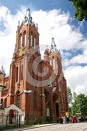 Catholic church in Smolensk (Russia) Stock Photo