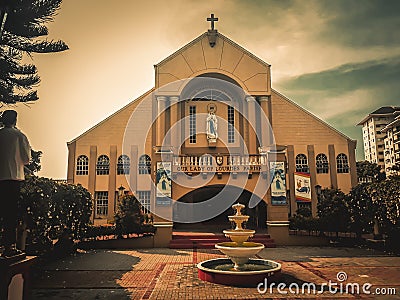 Catholic Church in Tagaytay City Editorial Stock Photo