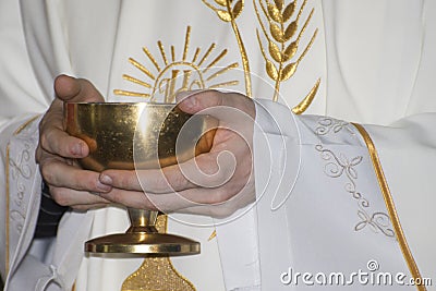 Catholic Mass Stock Photo