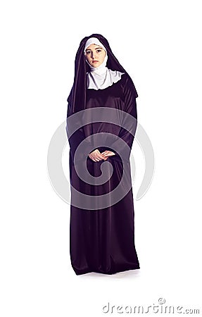 Catholic nun Stock Photo