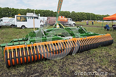 Catros-2TS trailed compact disc harrow Editorial Stock Photo