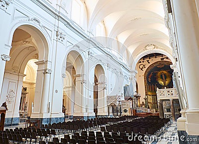 Cattedrale di Salerno Cathedral. Campania, Italy. Editorial Stock Photo