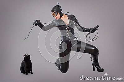 Catwoman Stock Photo