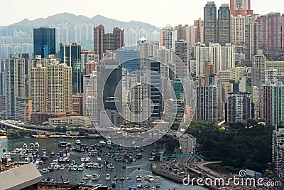 Causeway Bay, Hong Kong. Stock Photo