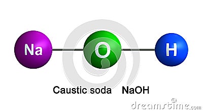 Caustic soda Stock Photo