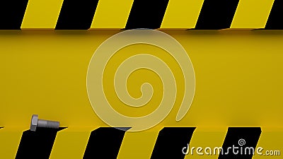 Caution background Stock Photo