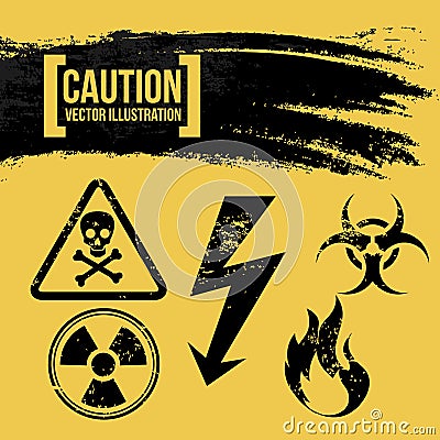 Caution design Vector Illustration