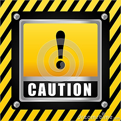 Caution design. Vector Illustration