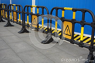 Caution safety sign Stock Photo