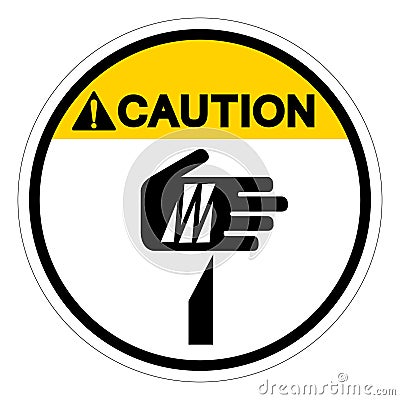 Caution Sharp Point Symbol Sign, Vector Illustration, Isolate On White Background Label .EPS10 Vector Illustration