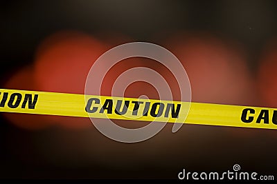 Caution tape Stock Photo