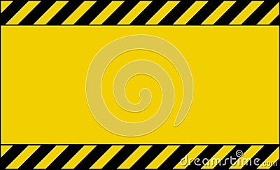 Caution tape background wallpaper design with empty place Vector Illustration