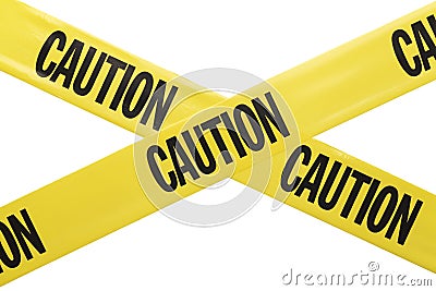 Caution Tape Stock Photo