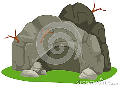 Cave Vector Illustration