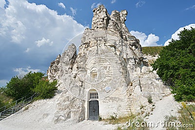 Cave church in Voronezh region, Russia Editorial Stock Photo