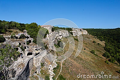 Cave city chufut calais Stock Photo