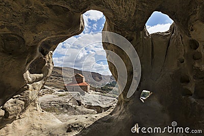 Cave city of Uplistsikhe, Georgia. Stock Photo