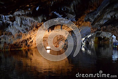 Cave of Diros, Greece Stock Photo