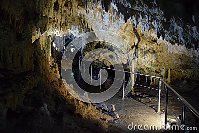 Cave of Diros, Greece Stock Photo