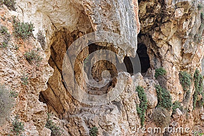 Cave entrance Stock Photo