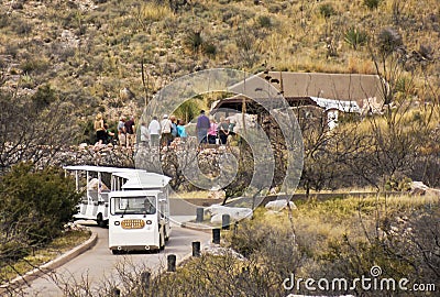 A Cave Entrance, Kartchner Caverns, Benson, Arizona Editorial Stock Photo