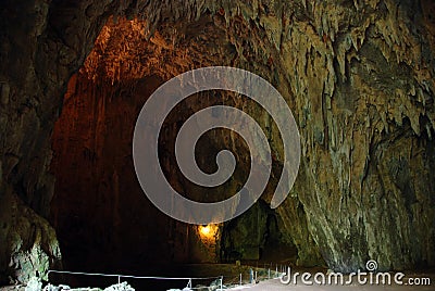 Cave entrance Stock Photo