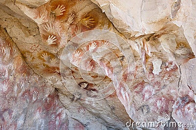 Cave of the Hands - Argentina Stock Photo
