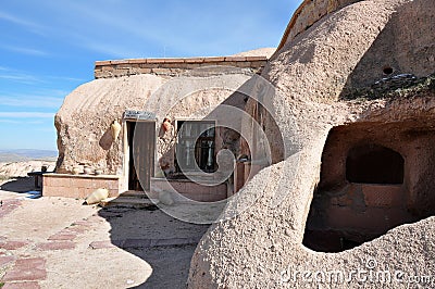 Cave house in Turkey Stock Photo