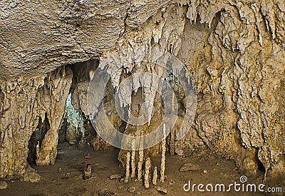 Cave satellites Editorial Stock Photo