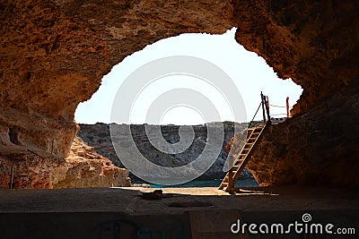 Cave Stock Photo