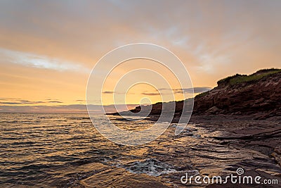 Cavendish beach in the morning Stock Photo