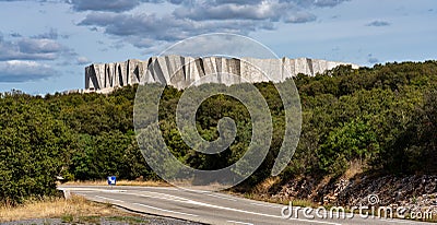 Caverne du Pont-d`Arc, a facsimile of Chauvet Cave in Ardeche, France Stock Photo