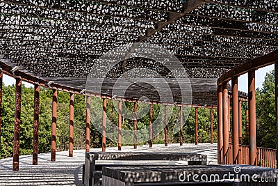 Caverne du Pont-d`Arc, a facsimile of Chauvet Cave in Ardeche, France Stock Photo