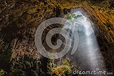 Caves of Castellana, Puglia, Italy. They rise less than two kilometers from the town in the south-eastern Murge to 330 m.s.l.m. li Stock Photo