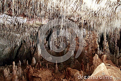 Caves of Drach in Mallorca Editorial Stock Photo
