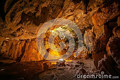 The Caves, Queensland, Australia - Guided tour inside the Capricorn caves Stock Photo