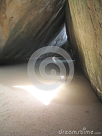 The Caves at Virgin Gorda: Baths Stock Photo