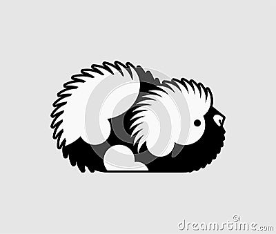 Cavy icon. guinea pig cartoon. vector illustration Vector Illustration