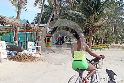 Caye caulker Editorial Stock Photo