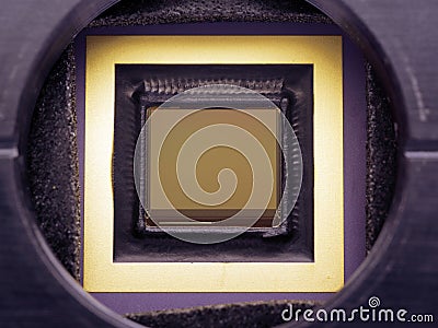 Ccd camera closeup Stock Photo