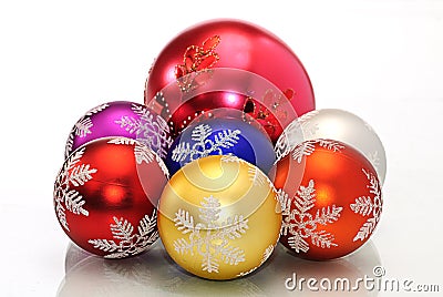 Cchristmas decoration color ball Stock Photo