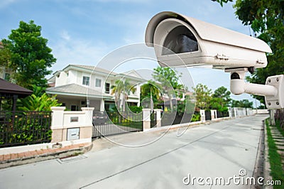 CCTV Camera Stock Photo