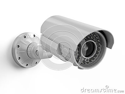 CCTV camera. Security camera Stock Photo