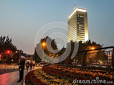 CCTV headquarter Editorial Stock Photo