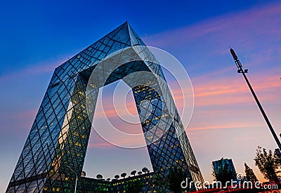 CCTV Headquarters Stock Photo